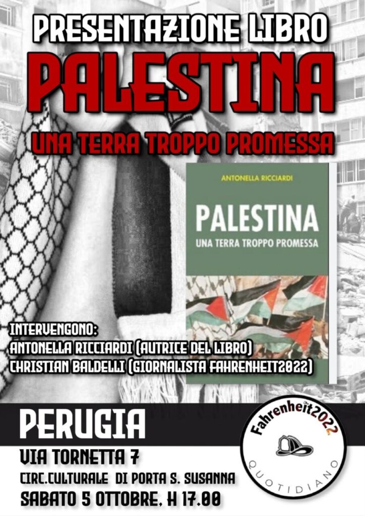 Presentazione libro di Antonella Ricciardi su Palestina e Israele