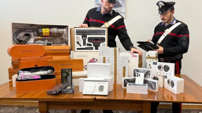 Sequestrati elettrodomestici e telefoni contraffatti: due denunce a Città di Castello