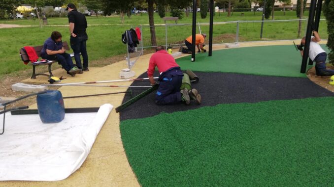 Ultimi Ritocchi al Parco Pascoletti di Ponte San Giovanni