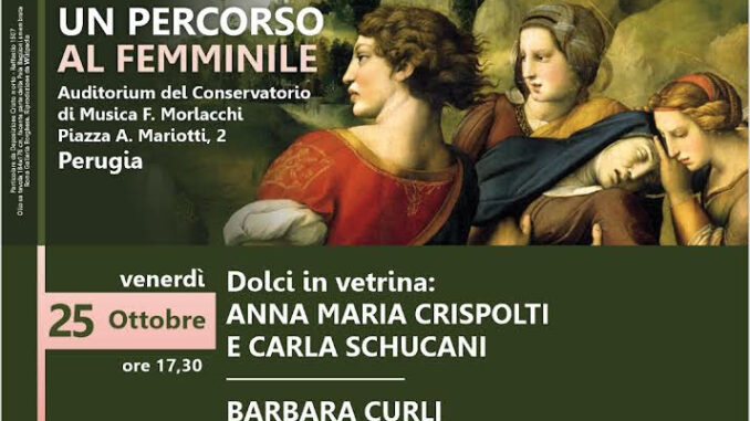 Conferenza "Un Percorso al Femminile" a Perugia