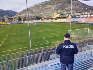 Affrontano gli agenti polizia di Stato partita Gubbio - Ternana