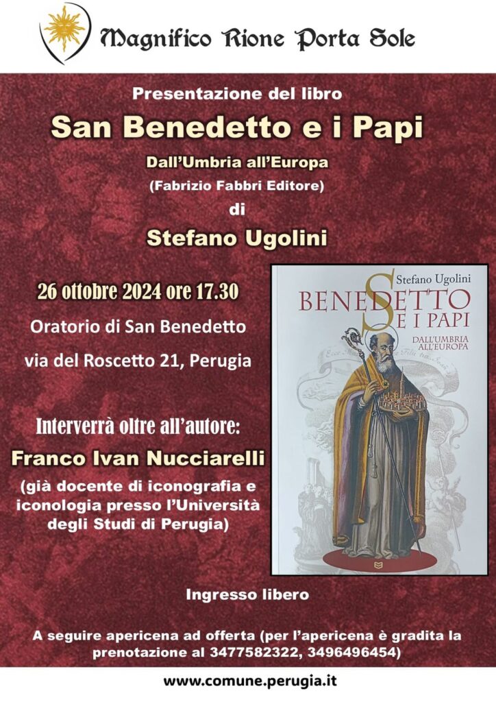 Stefano Ugolini presenta: San Benedetto e i Papi. Dall’Umbria all’Europa