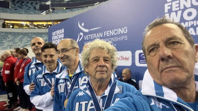 Tiberi e Team Italia conquistano bronzo, Mondiali Master di scherma