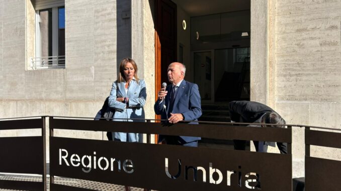 Inaugurata la sede della Regione in via Saffi a Terni