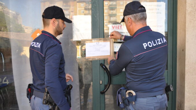 Polizia sospende licenza bar di Terni per 10 giorni troppe risse 