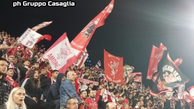 Il Perugia domina la Lucchese e vince con un netto 4-0 al Curi
