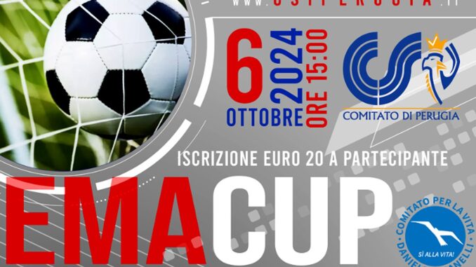 Il 6 ottobre arriva l'EMACup: un torneo per la vita
