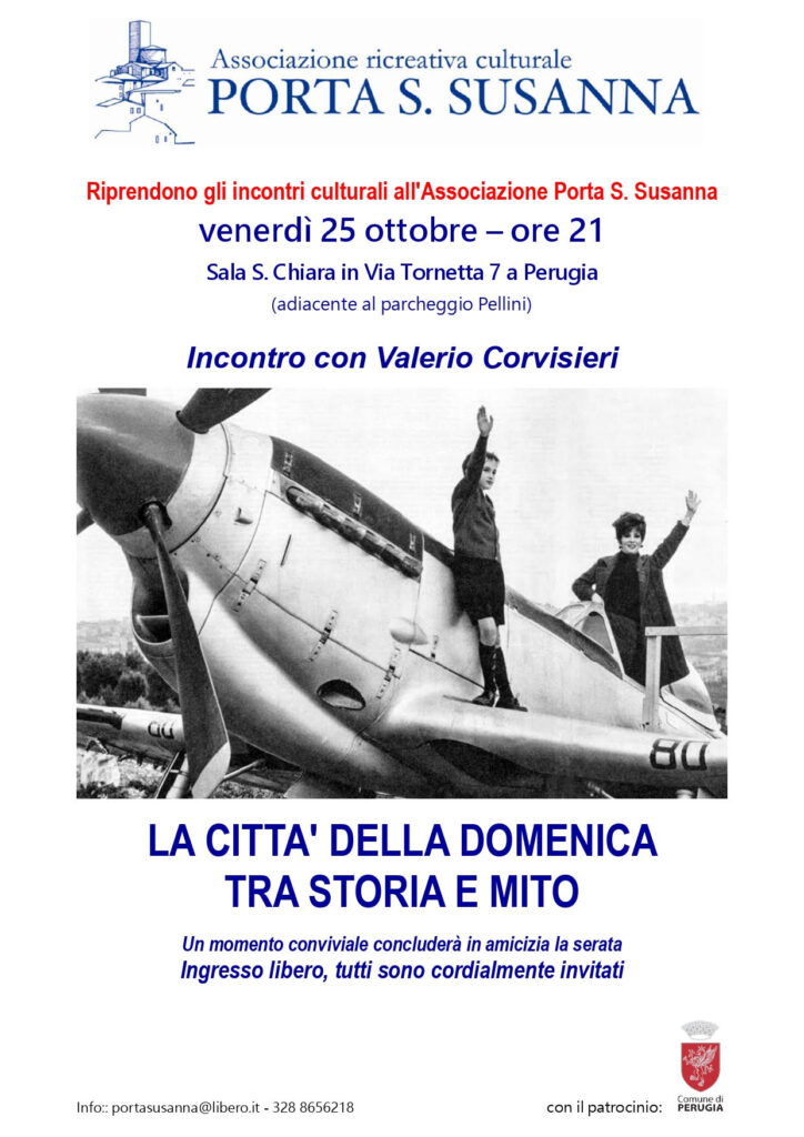 "La Città della Domenica tra storia e mito" ne parla Valerio Corvisieri