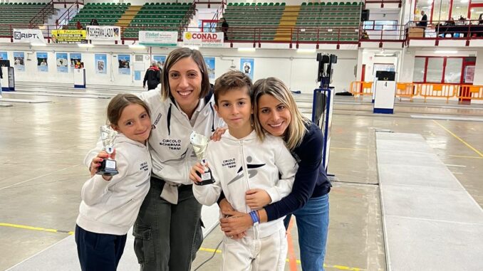 Successo degli schermidori ternani alla prova GPG di Ariccia