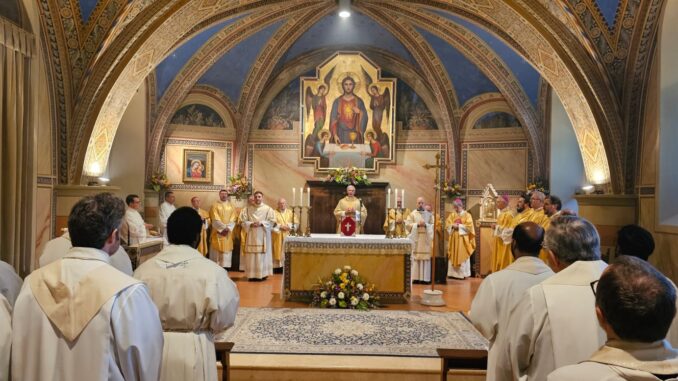 Assisi: cento anni dedicazione Cappella del Seminario regionale