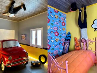 Fino a domenica al Centro Commerciale Collestrada c’è la Casa capovolta