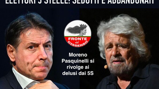Pasquinelli invita gli elettori M5S a sostenere il Fronte del Dissenso 