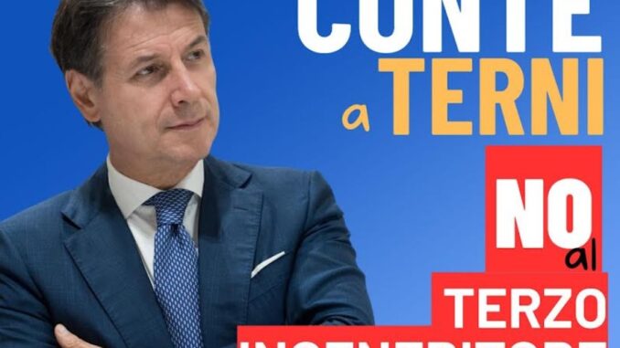 Contro il terzo inceneritore: Giuseppe Conte a Terni il 13 novembre