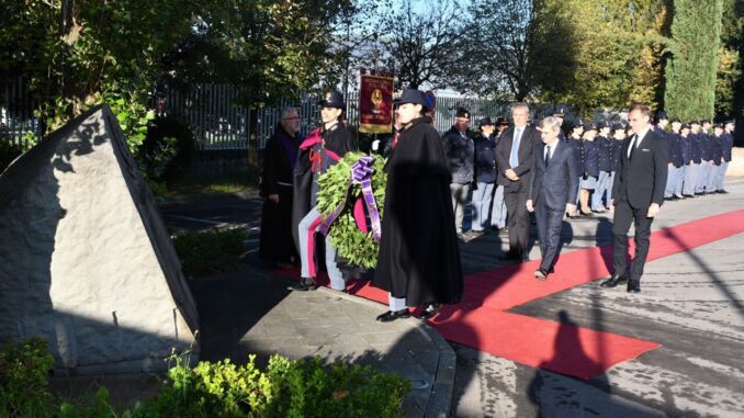 Commemorazione dei caduti della Polizia a Perugia 
