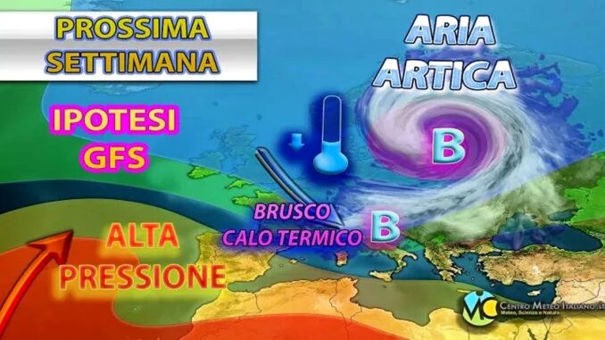 Maltempo in arrivo: piogge, neve e calo termico in Italia 