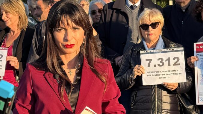 Presidio a Orvieto per difendere la sanità pubblica 