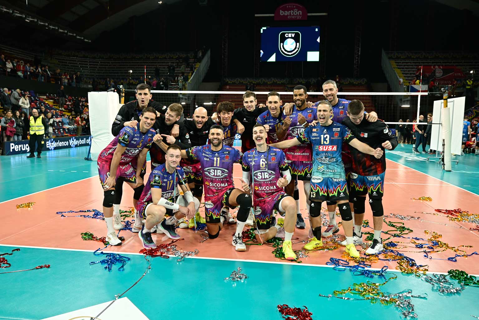 La Sir Sicoma Monini Perugia apre il percorso Champions
