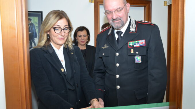 Stanza protetta inaugurata nella Compagnia Carabinieri di Amelia 
