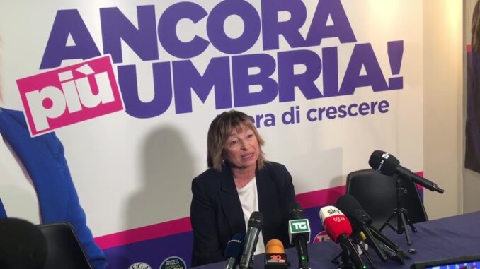 Tesei dopo la vittoria di Proietti: «Umbria va governata nell’interesse della regione»