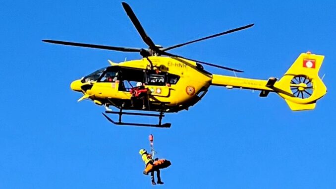 Intervento del Soccorso Alpino a Monte Santa Maria Tiberina 