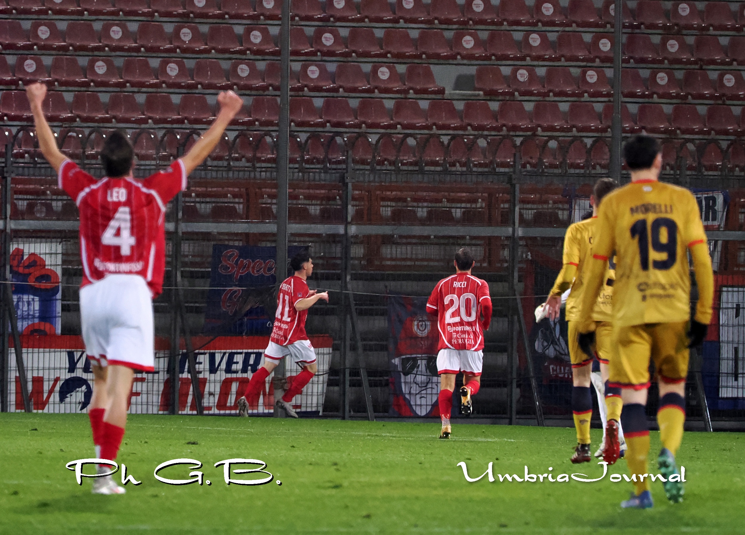 Perugia a Campobasso per il recupero della 36ª giornata