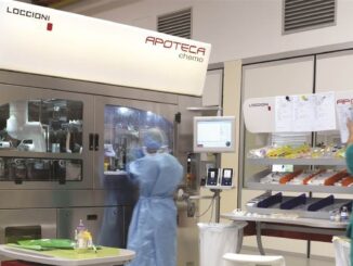 Allestimento farmaci ocologici presso farmacia ospedaliera di Perugia