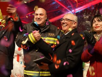Albero di Natale di Gubbio, Eros Mannino testimonial 2024 