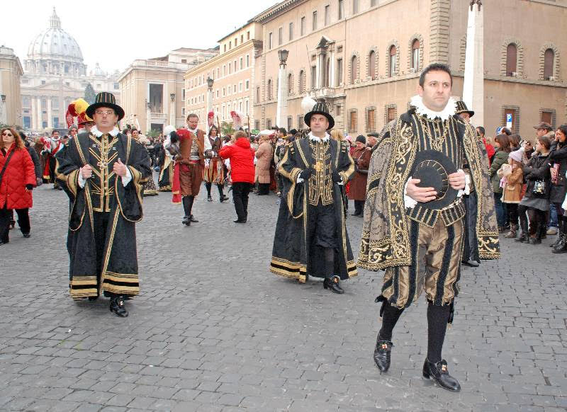 Amelia protagonista del corteo "Viva la Befana" a San Pietro, con i Re Magi