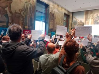 Assemblea permanente dei precari del CNR a Roma, anche gli l'Umbria partecipa