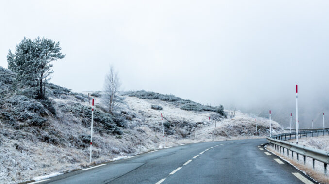 Avviso meteo per l'Umbria: rischio nevicate e venti forti