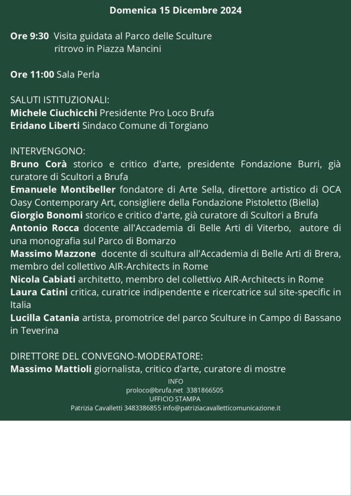 Un tuffo nell'arte contemporanea a Brufa