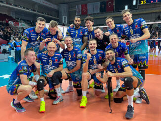 Sir Sicoma Monini Perugia vince 3-0 contro Ankara, resta prima 