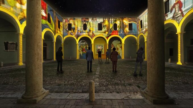 Inaugurazione spettacolo video mapping "MuseiAppPerugia"