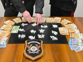 Perugia, sorpreso con 30 dosi di cocaina, 44enne arrestato dai Carabinieri