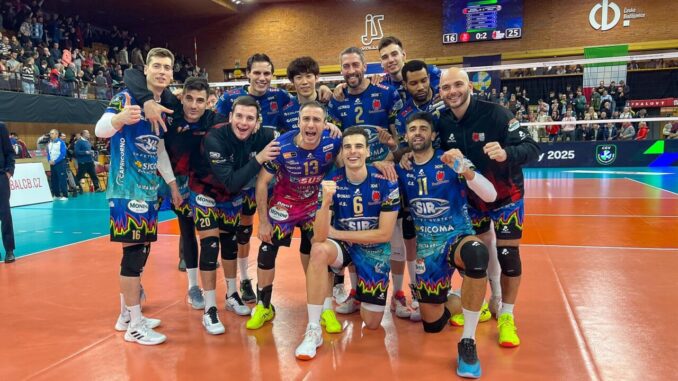 Ancora un 3-0 per la Sicoma Monini Perugia, è vetta matematica della pool D