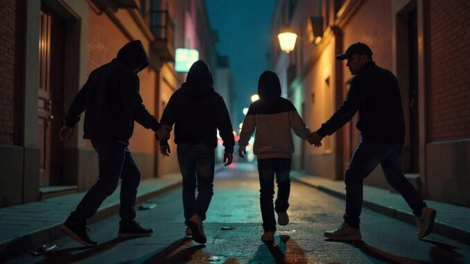 Aggressione nella notte a Spoleto: baby gang colpisce due giovani