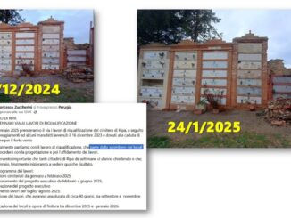 Cimitero di Ripa: lavori di messa in sicurezza ancora fermi