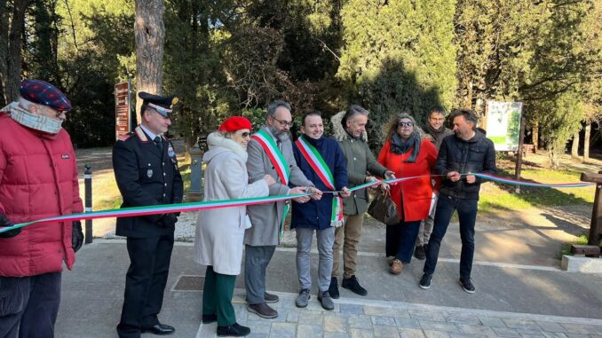 Inaugurato il nuovo parcheggio del Parco Colle della Trinità