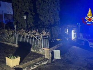 Incendio a Marsciano