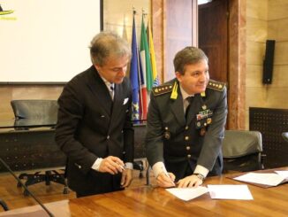 Firmato a Palazzo Bazzani il protocollo d’intesa Provincia-Guardia di Finanza per la tutela delle risorse del Pnrr