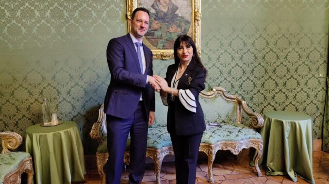 Incontro tra la Presidente Proietti e l’Ambasciatore lussemburghese