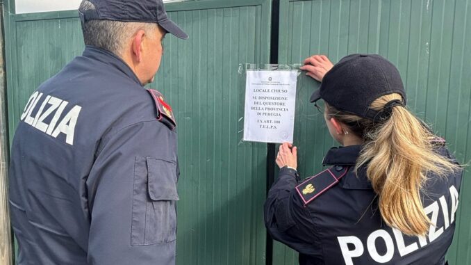 Città di Castello, chiuso un locale per risse e spaccio