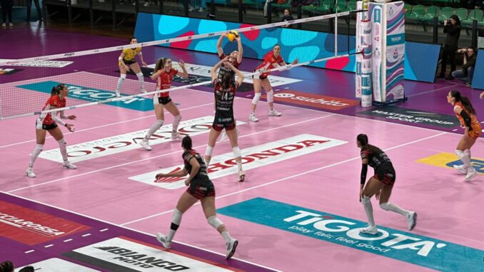 Black Angels sconfitte 3-1 dalla Honda Cuneo