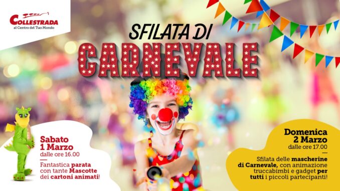 Carnevale a Collestrada: eventi per tutta la famiglia 