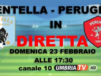Virtus Entella e Perugia in diretta su UmbriaTv