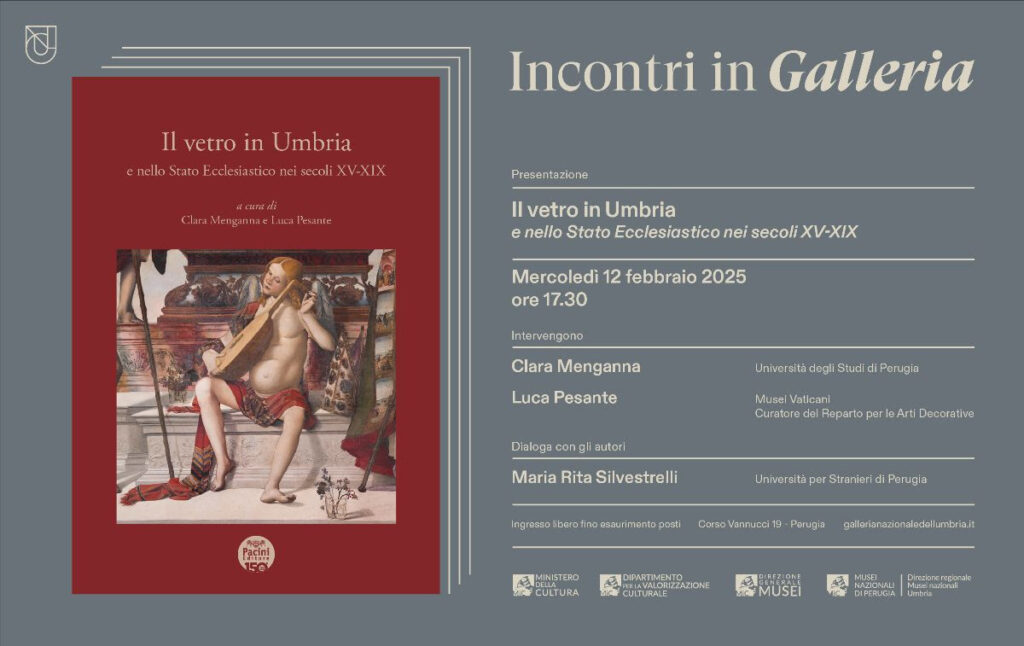 Alla GNU, presentazione del volume "Il vetro in Umbria e nello Stato Ecclesiastico nei secoli XV-XIX" 