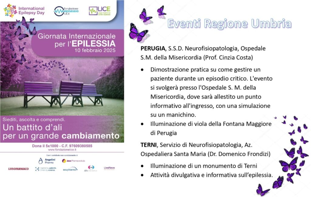 Giornata Mondiale dell'Epilessia, Lunedì 10 febbraio 2025