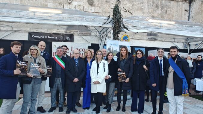 Inaugurata la mostra mercato Nero Norcia dedicata al tartufo