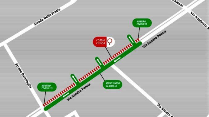 Modifiche temporanee alla viabilità per i lavori del Metrobus
