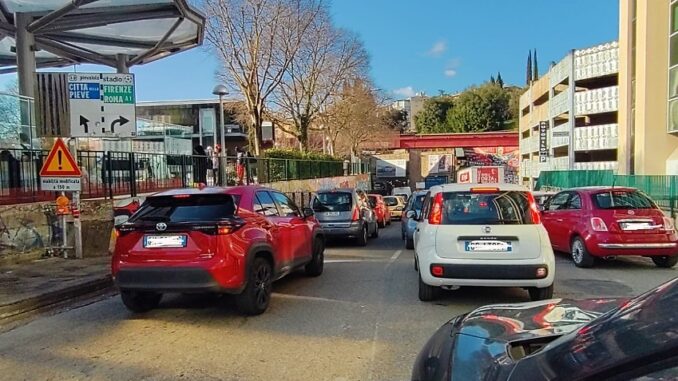 Brt Perugia: caos traffico a Fontivegge